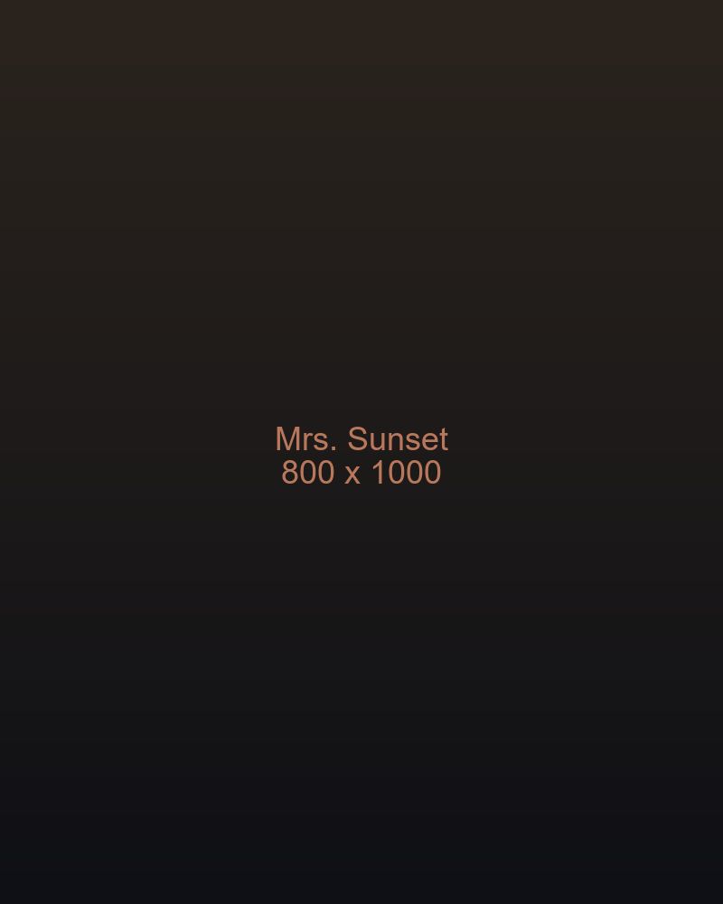 Mrs. Sunset